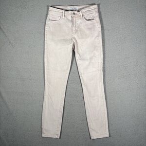 Joe’s Jeans Mid Rise Skinny Ankle Women’s Size 27 Pale‎ Rose Pink Off White $200